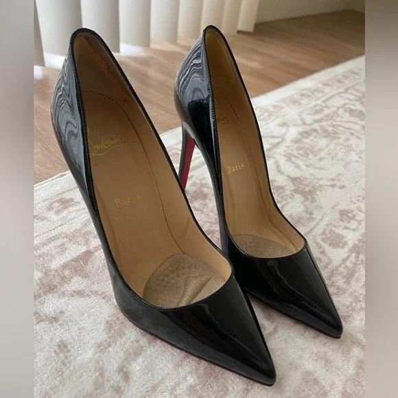Christian Louboutin Black Pigalle 100 mm pumps - Picture 11 of 11